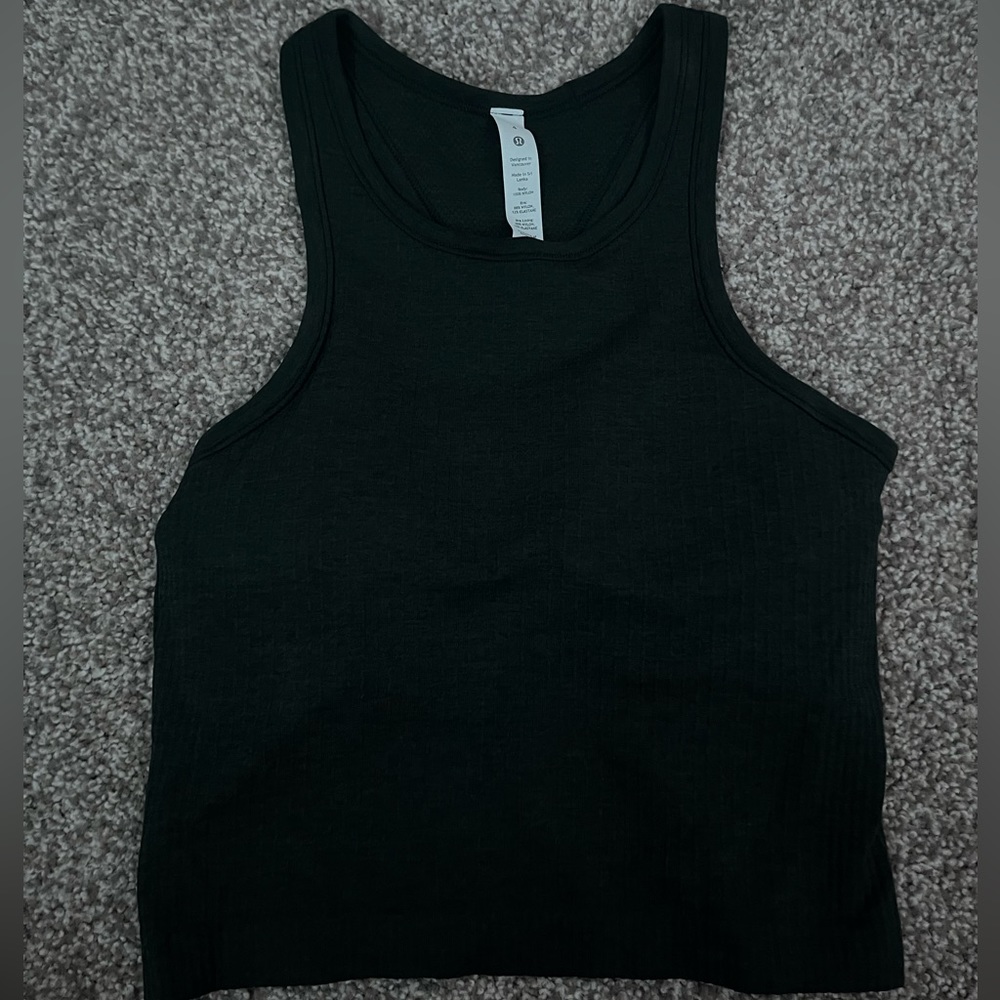 Lululemon Ebb to Street Cropped Racerback Tank Top